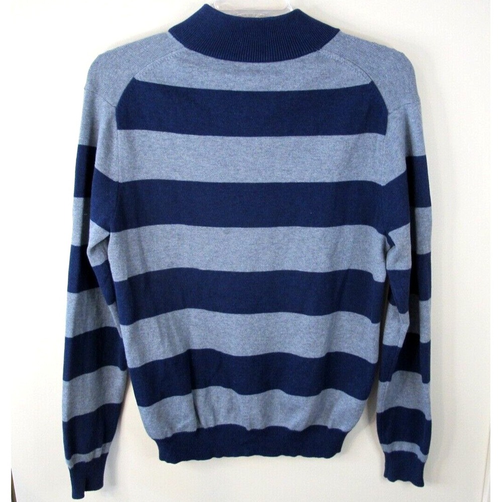 Vineyard Vines 3-Button Pullover Henley Striped Sweater Men's Medium Cotton‎ - Picture 5 of 7